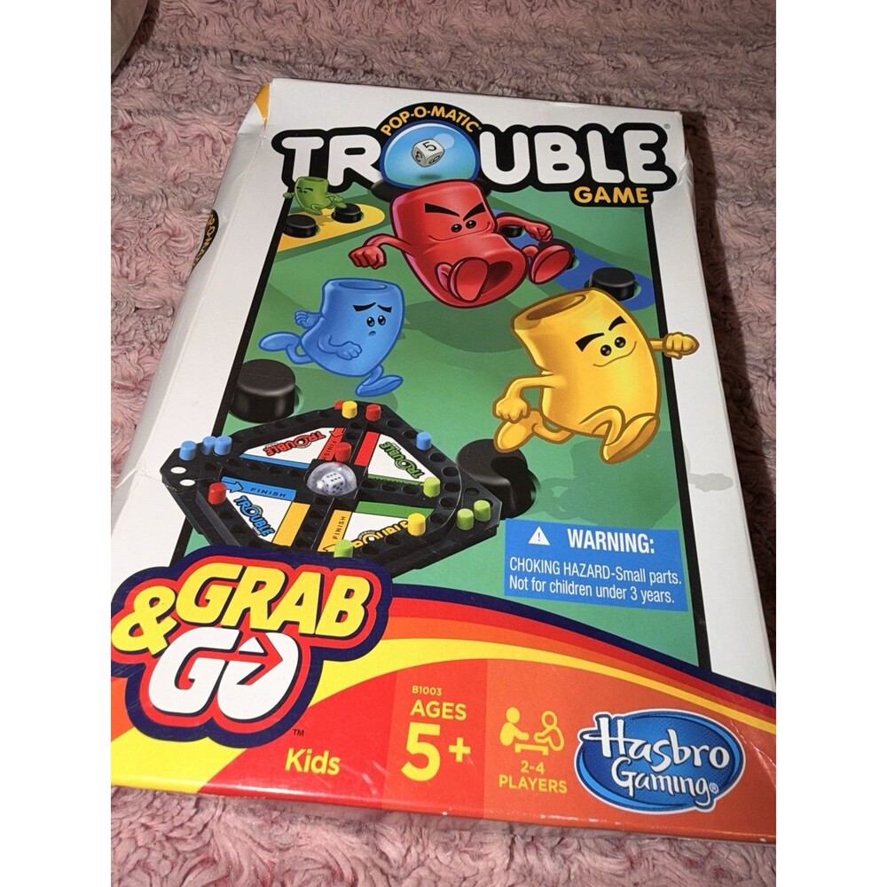 Hasbro Pop-O-Matic Trouble Game Travel Size Grab & Go